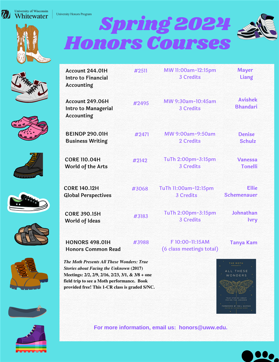 Honors Courses Fall 2024 Rori Wallis